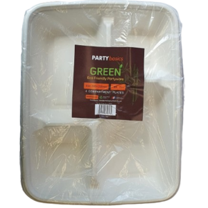 4 Compartment Plates