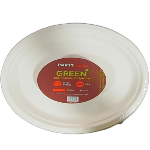 Small Oval Plates 40 Pcs x 10 Pks