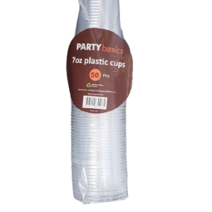 7 Oz Clear Plastic Cup