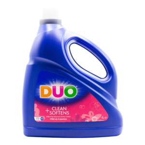 DUO 4L Liquid Cleans + Softner Laundry Liquid