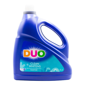 DUO 4L Cleans + Whitens Laundry Liquid