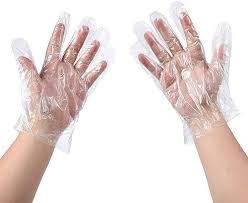 Large PE (Plastic) Quick Service Gloves