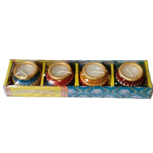 4PC RABARI MATKI WAX BOX