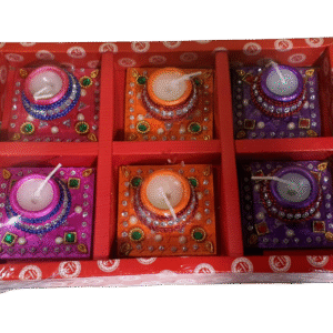 6 PC ZERO MATKI ROUND PLATE WAX