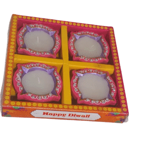 4 PC DIYA WITH WAX