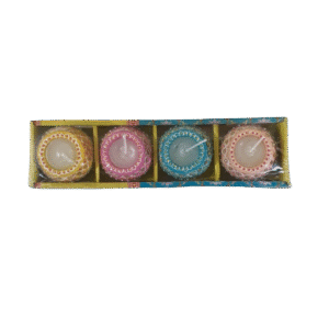4 PC BANDHNI MATKI WAX BOX
