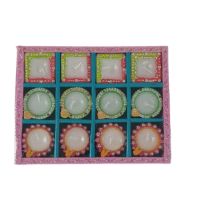 12 PC SMALL DIYA WAX