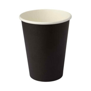12 Oz Black Single Wall Cup